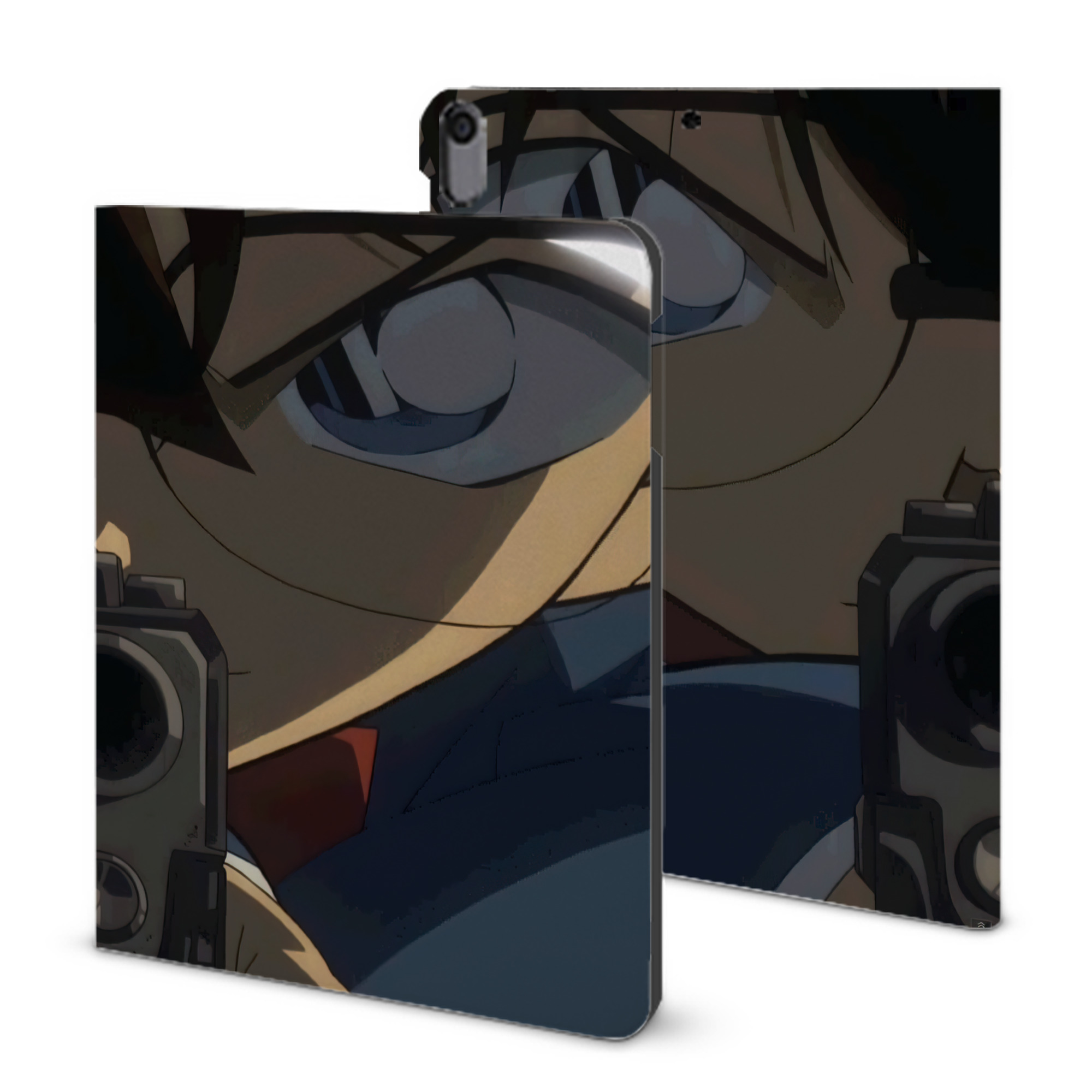 （画像用） 名探偵コナン Detective Conan IPad ケース ブック型 PUレザー TPU 耐衝撃 軽量 薄型 ペン収納なし 全面保護 IPad 各モデル対応
